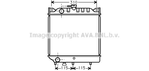 AVA QUALITY COOLING Radiators, Motora dzesēšanas sistēma SZ2006